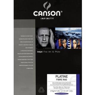 Canson Platine Fibre Rag 310 g/m² - A3+, 25 ark
