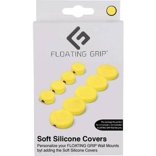 Floating Grip Soft Silicon Covers for wall mounts - Yellow