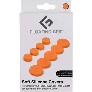 Floating Grip Soft Silicon Covers for wall mounts - Orange