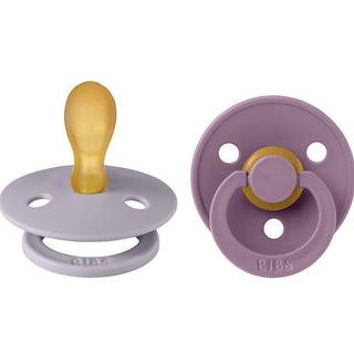 BIBS 2 pk. Colour Latex str.2 Symmetrical - fossil grey/mauve
