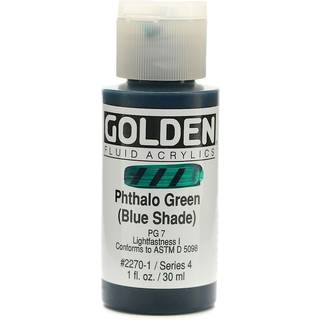 Golden Fluid Acrylics 30 ml - 2270 Phthalo Green