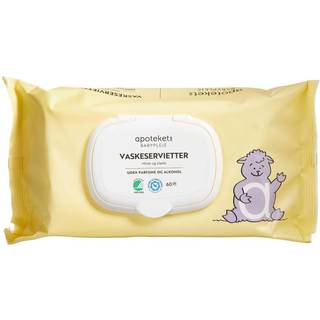 Apotekets Baby Vaskeservietter 60 stk.