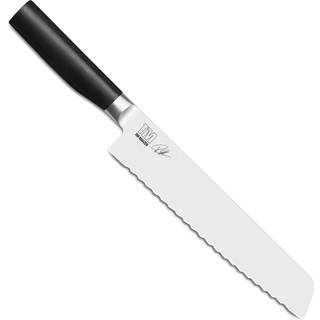 KAI Tim Mälzer Kamagata Brotmesser 23 cm - 4114-Edelstahlstahl - POM-Griff - Schwarz,Silber