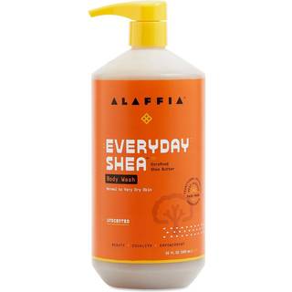 Alaffia Everyday Shea Body Wash Naturligt fugtgivende reng?ringsmiddel til alle hudtyper med fair handel Shea Butter Neem & Coconut Oil Unscented