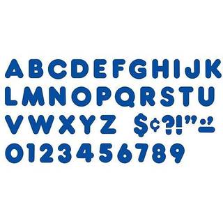 Trend Enterprises Inc. Royal Blue 4 """" afslappet store bogstaver
