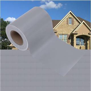 haveskærm 35x0,19 m PVC mat lysegrå