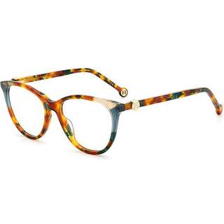 Carolina Herrera Kvinde CH 0054 YJE Optiske stel Plast Havana/Grøn Rund