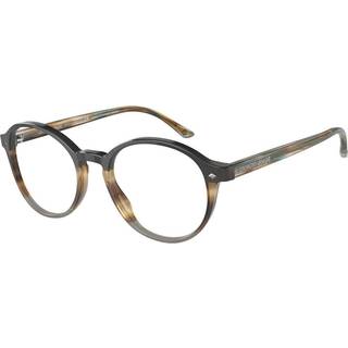 Giorgio Armani AR7004 5912 49 Briller Mænd Brun - Transparent Striped Brown - 49mm