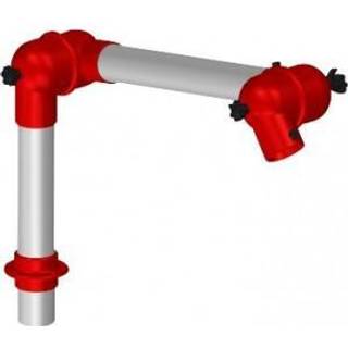 Alsident System 50 sugearm | 545 mm | 2 led | Bordmontage - Rød