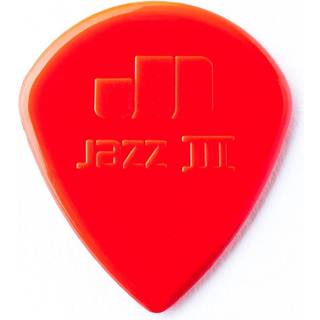 Dunlop Nylon Jazz III Stiffo (Rød)