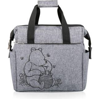Picnic Time Disney Winnie The Pooh On The Go Lunch Bag Soft Cooler Lunch Box Isoleret frokostpose (Heathered Gray)