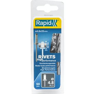 Rapid Nitte aluminium-stål ø4,8x25mm
