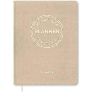 MY FAVORITE PLANNER Udateret Planner / Lys Sand