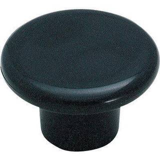 Amerock | Kabinetsknap | Sort | 1-1/4 tommer (32 mm) diameter | Hver dag arv | 1 pakke | Skuffeknap | Skabshardware