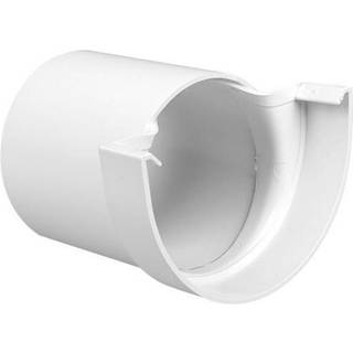 Plastmo plast endebund med tud nr. 11 - 75 mm i hvid