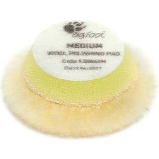Uldskive RUPES BigFoot Wool Medium, Ø40 mm, mellemhård, passer bagskive Ø30 mm, 4-pak