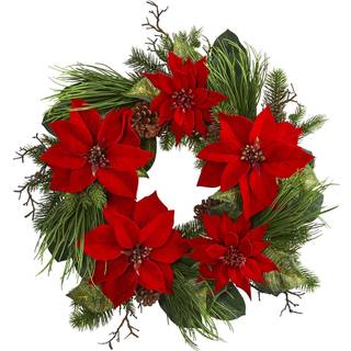 28 """" Julstjärnor och tallkrans