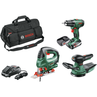 Bosch AKKUSÆT 18V PSR/PST/ORBIT 2X2,5A TOOLBAG Skruemaskine - 06039A310W