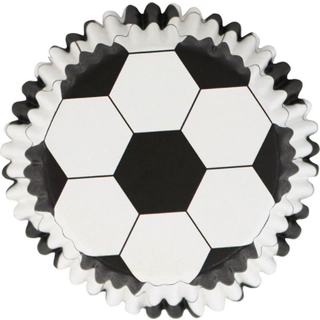Muffinsforme folie fodbold 30 stk