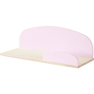 Vægghylde Kiddy – lyserød, 65 cm
