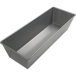 de Buyer Kuchenform rechteckig 30 x 10,8 cm - Stahl mit Antihaftbeschichtung - Schwarz