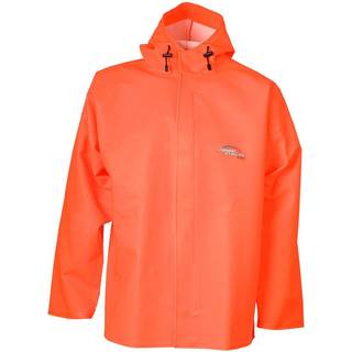 Regnjakke kraftig PVC 179801 fl. orange Str. XS