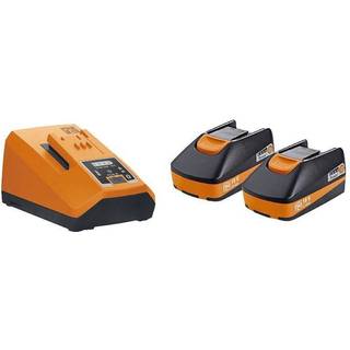 Fein startsæt, 2×18V/3,0Ah Li-ion + lader ALG80BC