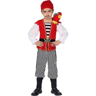 Pirat Kinderkostüm mit Papagei XXS/104
