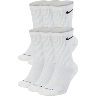 Nike Everyday Plus Cushioned-crew-træningsstrømper (6 par) - hvid - 34-38