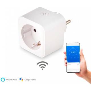 WiFi Stikkontakt med energimåler | Smart home | Elmåler til stikkontakt | 230V