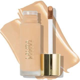 Laura Geller New York Double Take Liquid Foundation | Medium til fuld dækning naturlig mat finish fair
