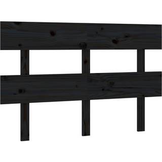 sengegærde 124x3x81 cm massivt fyrretræ grå