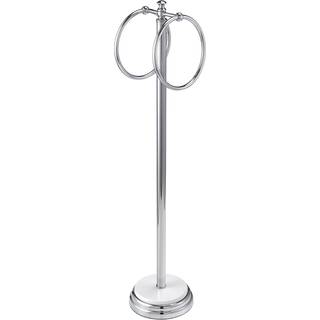 Showerdrape Showerdrape White Opera Freestanding Double Towel Ring