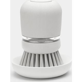 Opvaskebørste m. sæbe dispenser Light Grey