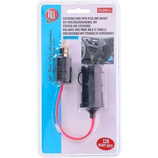 Allride Cigartænderadapter til DIN stik, 12V-24V,