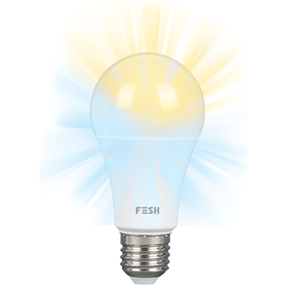 FESH Smart Home LED Pære 3 Pak - Multicolor E27 9w Ø 60