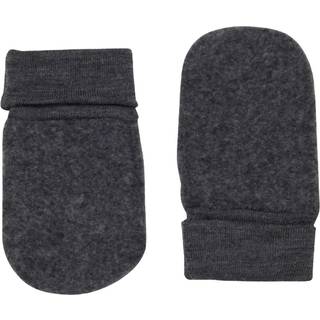 Fixoni Børne Vanter i merinould - Dark Grey Melange - 50/56
