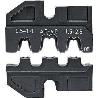 Knipex 97 49 05 Krympeindsats Uisolerede, åbne stikforbindelser Stikbredde 2,8 /6,3 mm 0.5 til 6 mm² Passer til mærke