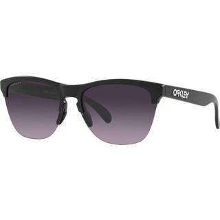 Oakley Mand OO9374 FROGSKINS LITE 937449 Solbriller O_matter Sort Grå Rund Normal Skygge