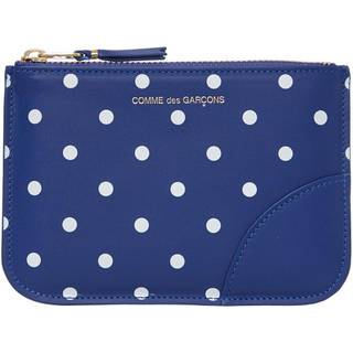 Polka Dots Printed Wallet Blue - ONESIZE