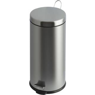 EKO V-Part pedalspand med inderspand 30 liter mat stål