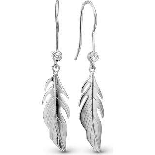 Christina Jewelry Large Feather Symphony ørehænger i sølv
