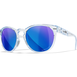 Wiley X Covert CAPTIVATE™ Polarized AC6CVT09 56 Solbriller Mænd Blue - Transparent Blue - 56mm