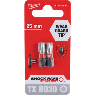 Slagbits Shockwave Impact Duty TX/BO30×25mm pk/2