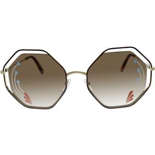 Chloé CE 132SRI 258 58 Solbriller Kvinder Guld - Gold - 58mm