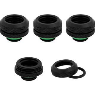 CORSAIR Fitting (hard tube),XF Hardline 4-pack (14mm OD compression_ black)