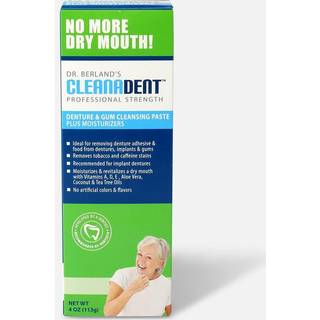 Dr. B Dental Solutions CleanaDent protese og tandkød tandpasta Ada accepterede helt naturlig protese tandpasta til voksne - fjerner lugt overflad