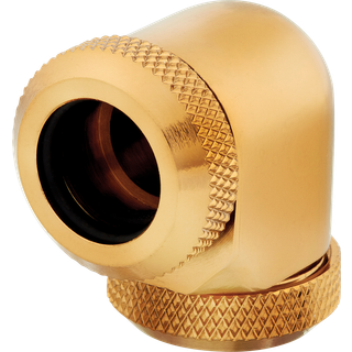 Corsair Hydro X Series XF Hardline 90° 12mm OD Gold