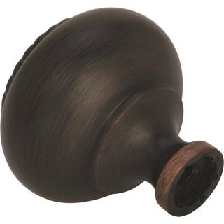 Amerock | Kabinetsknap | Olie gnidet bronze | 1-1/4 tommer (32 mm) diameter | Hver dag arv | 1 pakke | Skuffeknap | Skabshardware