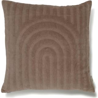 Classic Collection Arch Pudebetræk 50x50 Cm - Pyntepuder & Betræk Bomuldsfløjl Desert Taupe - CCAC55DT